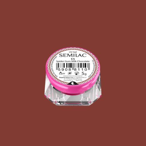 Semilac Spider Gum Milk chocolate 11