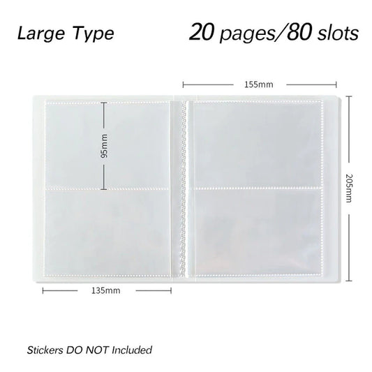 Nail Stickers Storage Book