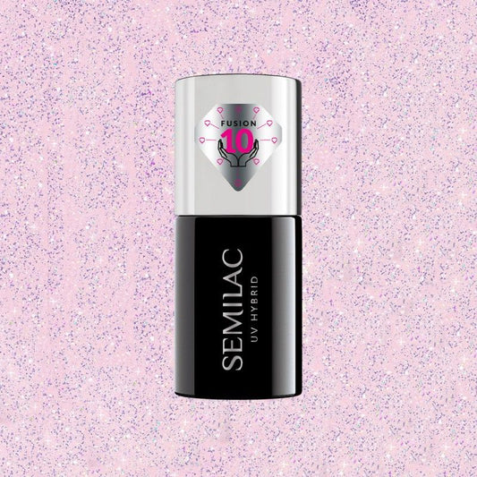 806 Semilac Extend CARE 5in1 Glitter Delicate Pink 7ml