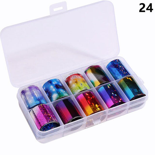 2.5X100cm Holographic Nail Art Transfer Foil #24