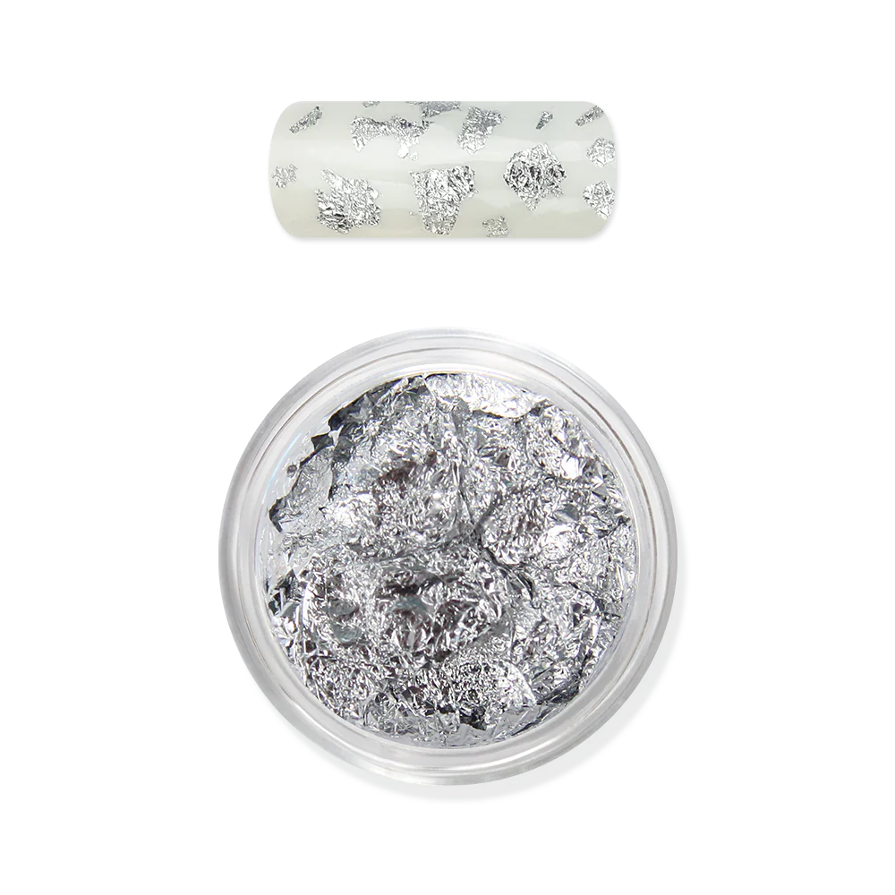 Moyra - Nail Art Foil in Jar No. 01 Silver