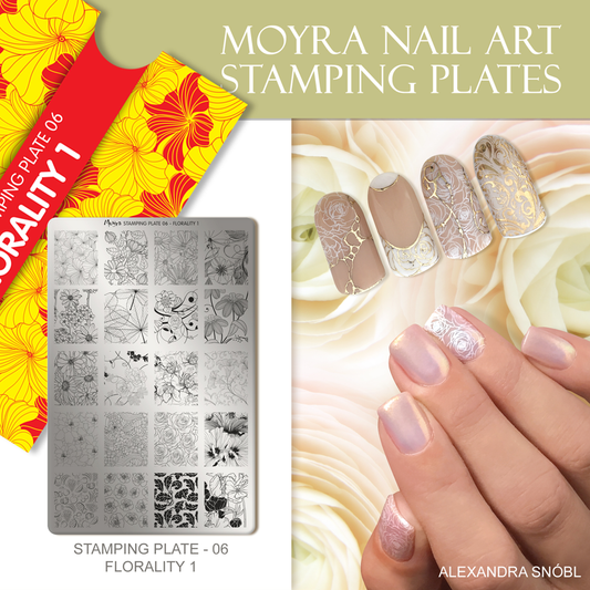 Moyra Stamping plate 06 Florality 1