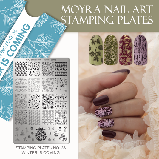 Moyra Stamping Plate 36 WINTER IS COMING