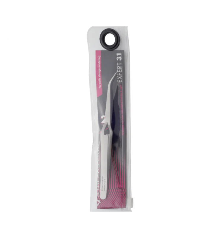 STALEKS EXPERT PRO 31 TYPE 2 REVERSE ACTION TWEEZERS FOR NAIL ART DESIGN TE-31/2