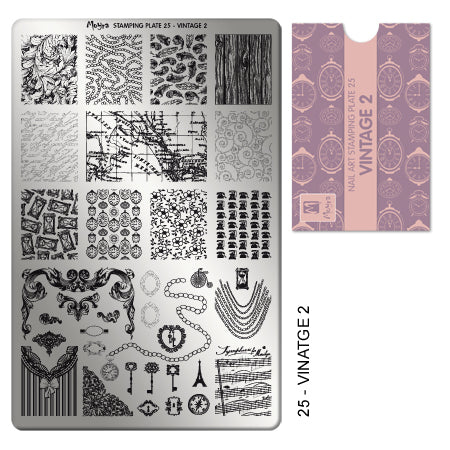 Moyra Stamping Plate 25 VINTAGE 2