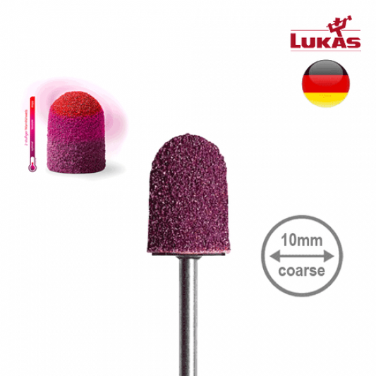 LUKAS SK THERMO PODO ABRASIVE CAP 10MM COARSE