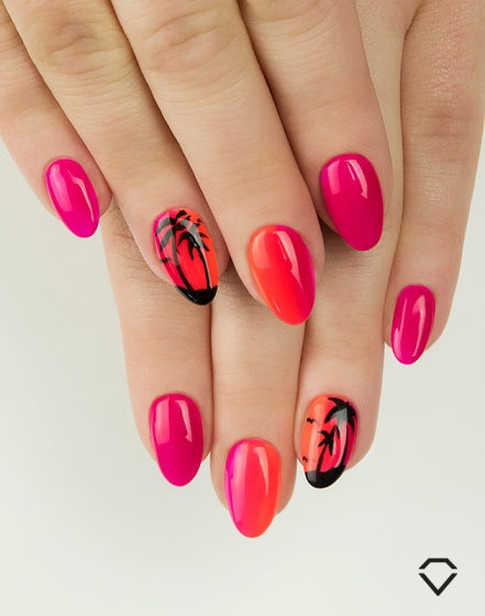 517 UV Hybrid Semilac Semibeats By Margaret Neon Pink 7ml