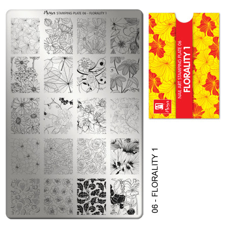 Moyra Stamping plate 06 Florality 1