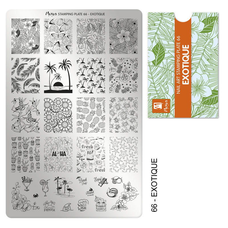 Moyra Stamping Plate 66 EXOTIQUE