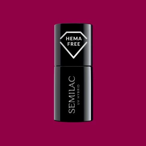 436 SEMILAC UV GEL POLISH POWERFUL BURGUNDY 7 ML