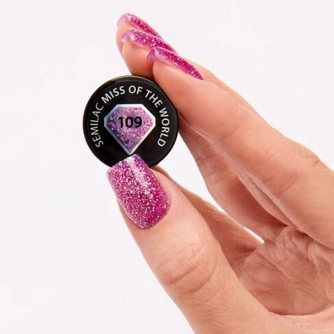 109 GEL POLISH SEMILAC MISS OF THE WORLD 7ML