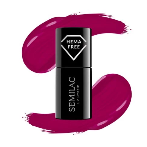 436 SEMILAC UV GEL POLISH POWERFUL BURGUNDY 7 ML