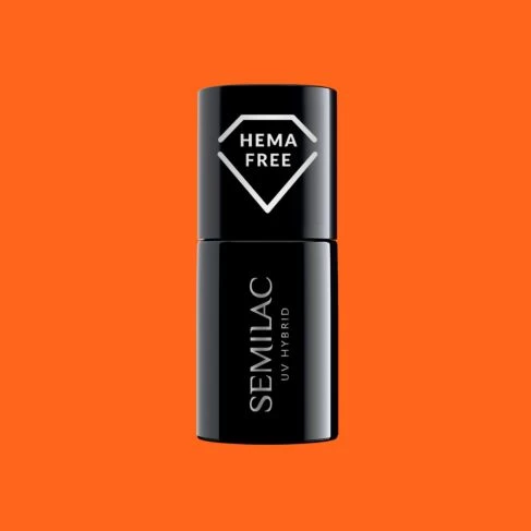 433 SEMILAC UV GEL POLISH SUPPORTING ORANGE 7 ML