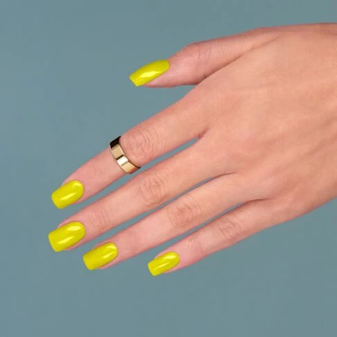 565 SEMILAC UV GEL NAIL POLISH NEON YELLOW 7 ML