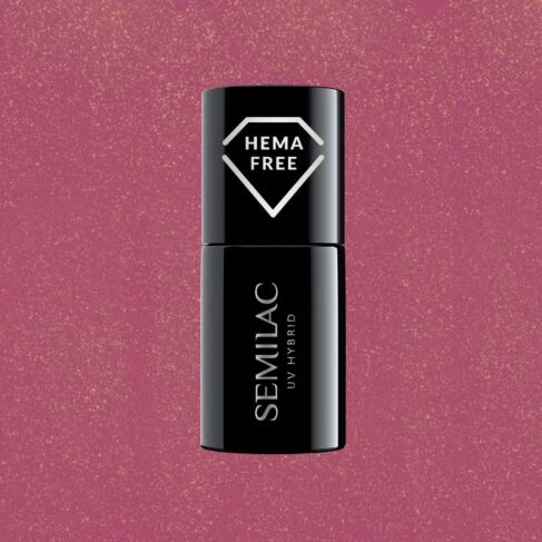 377 SEMILAC SHIMMER STONE RUBY UV GEL POLISH 7 ML