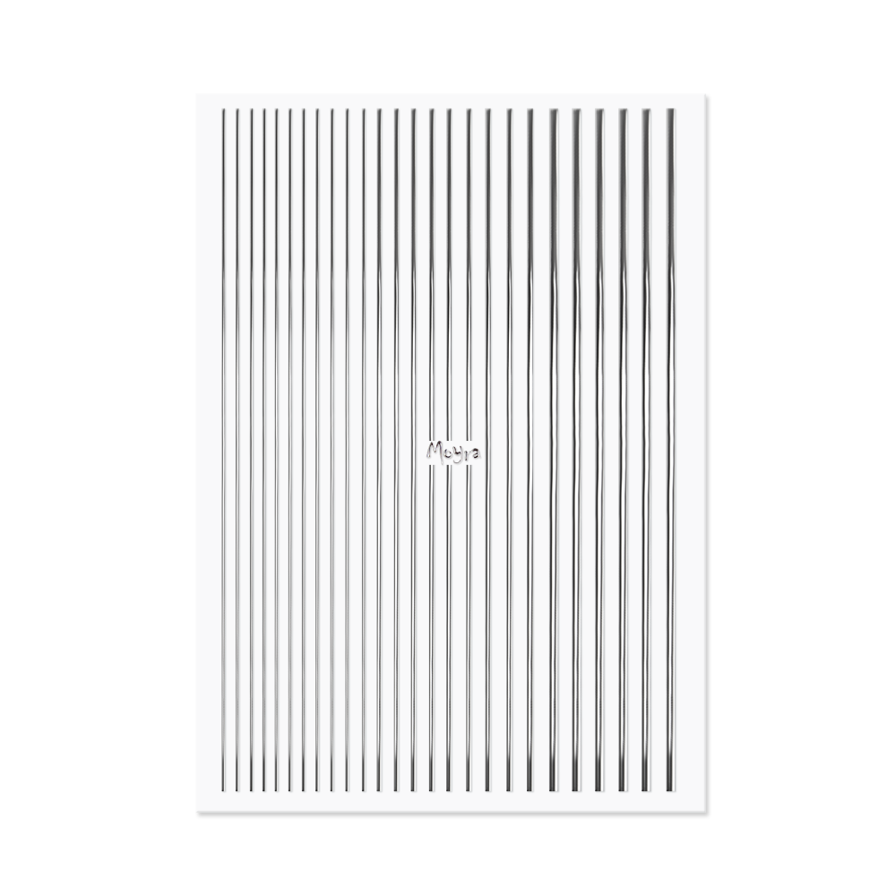 Moyra Nail Art Stripes SILVER