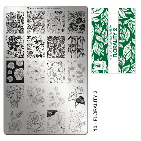 Moyra Stamping plate 10 Florality 2