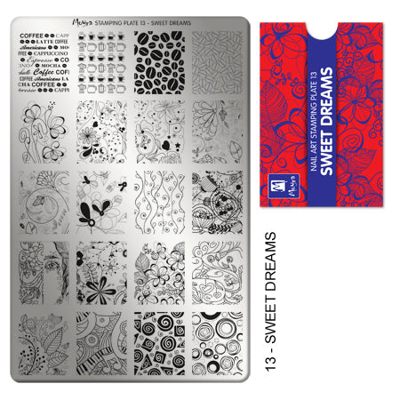 Moyra Stamping Plate 13 SWEET DREAMS