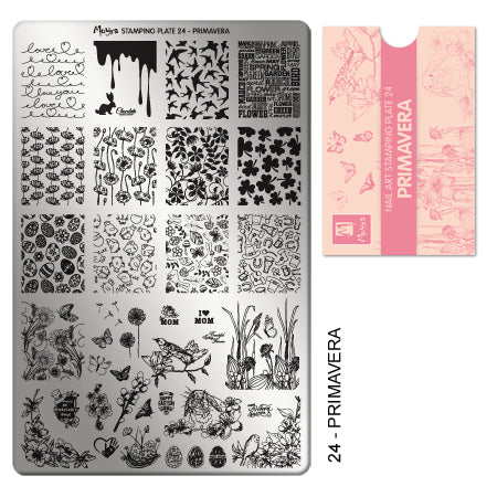 Moyra Stamping Plate 24 PRIMAVERA