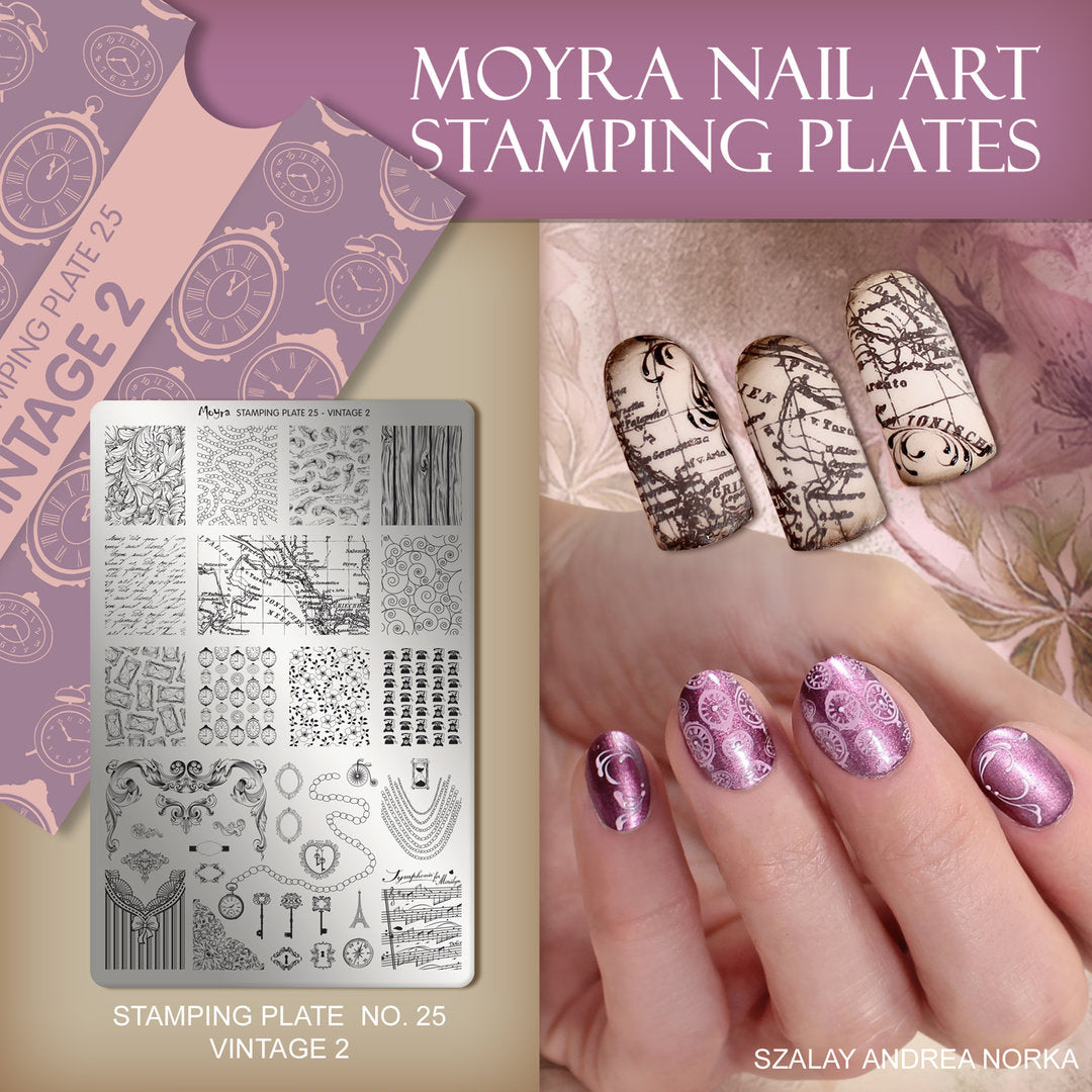 Moyra Stamping Plate 25 VINTAGE 2