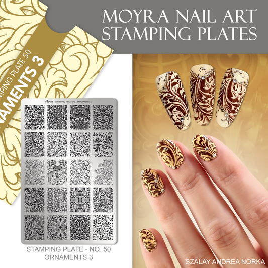 Moyra Stamping plate 03 Ornaments