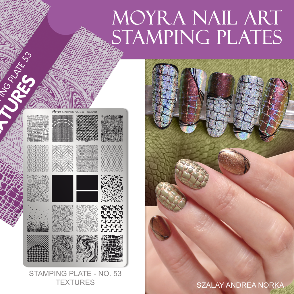 Moyra Stamping Plate 53 TEXTURES