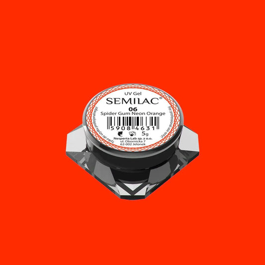 Semilac Spider Gum Neon Orange